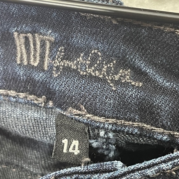 Kut From The Kloth Straight Leg Denim Jeans Indestructible Size 14 KP560MD6SF - Picture 4 of 9
